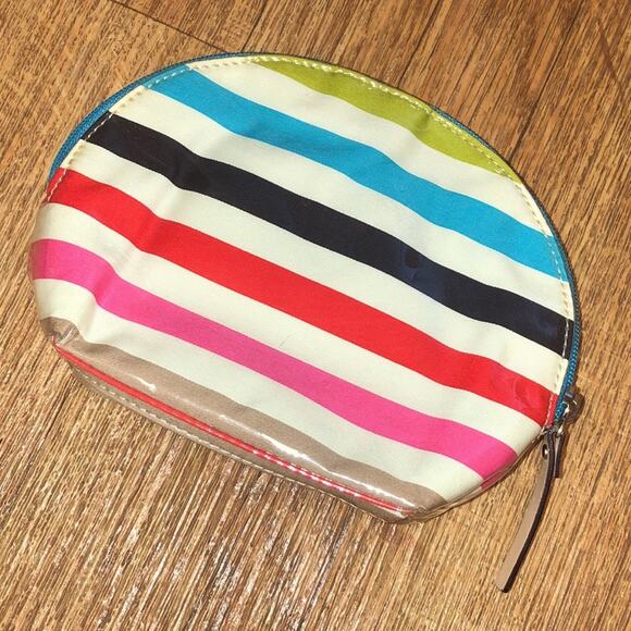 Kate Spade St. Elmo Multicolored Stripe Keri Cosmetic Bag - Picture 2 of 10